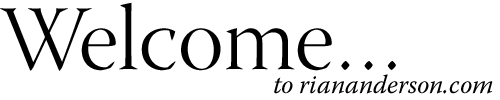 Welcome to riananderson.com